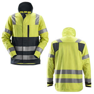Chaqueta de Seguridad Reflectante de Alta Visibilidad Personalizada, Ropa de Trabajo Impermeable, Parka con Capucha para Invierno, Abrigo de Seguridad para la Construcción - Product Image 5