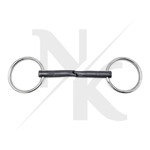 Bocado de Titanio de Calidad Premium con Anillo Suelto y Doble Articulación para Equipo Profesional de Equitación y Entrenamiento - Product Image 2