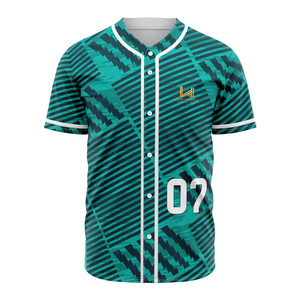 เสื้อเบสบอลซอฟต์บอลแบบสั่งทำขายส่ง ปักลายทั้งตัว ชุดทีมระบายอากาศได้ดี ชุดกีฬา - Product Image 5