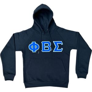 Sudadera con Capucha Negra Premium Phi Beta Sigma para Hombre, Ajuste Cómodo, Tela Premium, Ropa de Fraternidad Griega, Uso Diario Informal - Product Image 1
