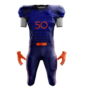 Uniforme de Fútbol Americano para Adultos de Alto Rendimiento con Tela Transpirable que Absorbe la Humedad, Color y Logotipo Personalizados - Product Image 4