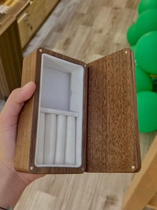 Caja de Almacenamiento Rectangular Moderna y Ecológica de Madera, Grabada con Láser, con Tapa, Diseño Simple, Acabado Natural, Hecha en Vietnam - Product Image 4
