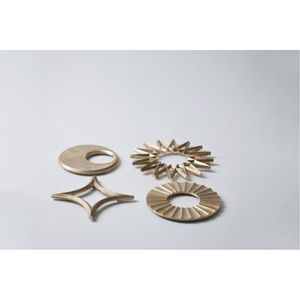 Premium <b>Silver</b> Metal <b>Coaster</b> Set Artistic Engraved Designs Round Tableware <b>Coasters</b> for Hospitality Kitchen Decor Metal <b>Coasters</b> - Product Image 3