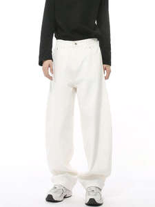 Jeans baggy décontractés, pantalon en denim streetwear, coupe décontractée, vêtements confortables pour tous les jours - Product Image 4