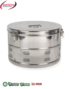 Plateau de stérilisation Surtechs 3,5 pouces pour instruments chirurgicaux en acier inoxydable - Product Image 4