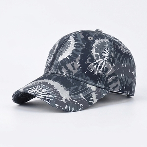 Gorras de Béisbol Personalizadas, Suaves, Sin Estructura, con Estampado Tie-Dye, Estilo Europeo Americano, con Letras de Leopardo y Patrones de Frutas - Product Image 5