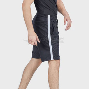 Shorts de sport pour hommes sur mesure, nouveau style, couleur unie, fabriqués au Pakistan, en vente. - Product Image 2