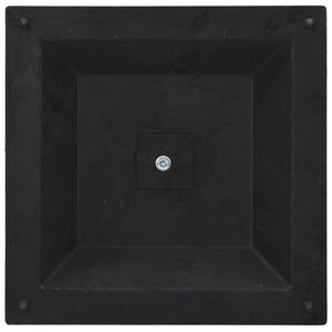 Base per Ombrellone in Poliresina Bronzata da 26,5 Libbre con Intarsi Decorativi per Ombrelloni e Basi da Patio - Product Image 5