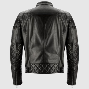 Men's Top Quality Genuine Leather Motorbike <b>Racing</b> <b>Jacket</b> Mens Black Leather Biker <b>Jacket</b> Quilted Genuine <b>jacket</b> for men - Product Image 1