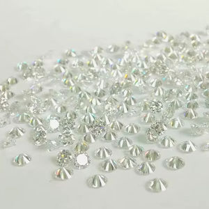 Diamantes sueltos de 0.80 mm a 3 mm, corte redondo, cultivados en laboratorio, CVD, hechos a mano, para anillos, pendientes y pulseras de la India, para la fabricación de joyas. - Product Image 1