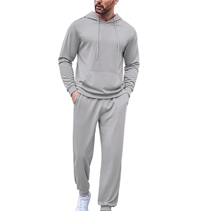 Ensemble de survêtement de sport pour homme de haute qualité, ensemble de jogging pour homme, 100% coton - Product Image 4