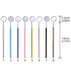 Best Selling Sustainable Stainless Steel Personalized Magnifying Lighted Eyelash Extension Mirror for Lash Artists <b>Makeup</b> <b>Tool</b> - Product Image 4