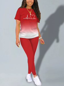 Ensemble deux pièces pour femmes, haut court en tricot uni, décontracté, tendance, confortable, pour l'automne, idéal pour les journées chaudes - Product Image 4