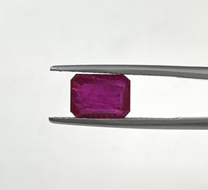 Best Price Natural Mozambique <b>Ruby</b> Heated Gemstone Octagon Cut 3.74 Carat Reddish Pink July Birthstone for Making Ring - Product Image 4