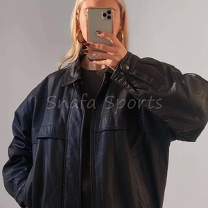 Nueva Colección de Moda: Chaqueta de Cuero Oversize para Mujer, Personalizable al por Mayor, Ropa Exterior Femenina, Chaqueta Transpirable para Mujer - Product Image 4