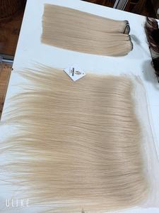 Cabello humano crudo sin procesar 613 Encaje frontal Rubio Cutícula cruda Cabello alineado Encaje transparente HD - Product Image 4