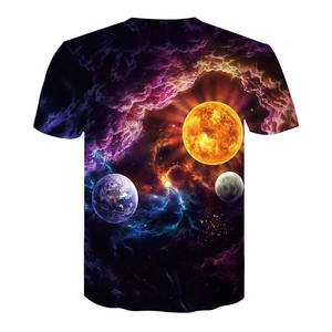 Camiseta de running para hombre sublimable, transpirable, atlética, de secado rápido, para deportes, fitness, gimnasio, entrenamiento, diseño colorido, informal, para verano. - Product Image 4