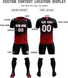 Uniforme de Fútbol sin Mangas de Último Diseño, 100% Poliéster, Nuevo Estilo, Personalizable con Logotipo Profesional para Adultos, Calidad Premium, Color Personalizado - Product Image 2