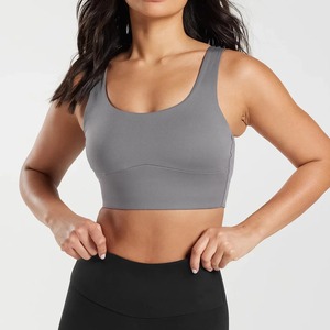 Leggings de yoga taille haute sans couture, longueur intégrale, noir uni, pantalon de sport pour femme, vêtements de fitness extensibles - Product Image 4