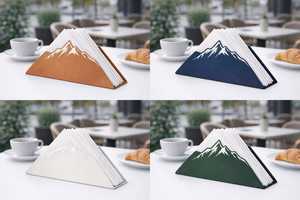 ที่วางผ้าเช็ดปากเหล็กดีไซน์สวย ของตกแต่งโต๊ะอาหารสุดหรู - Product Image 5