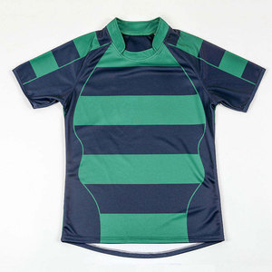 Ensemble d'uniformes de rugby pour hommes de haute qualité, respirant, imprimé, personnalisé, maillot d'équipe sublimé, logo brodé, 100% polyester, séchage rapide - Product Image 5