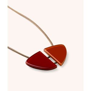 Collier en résine et bois artisanal - Accessoire de mode - Product Image 1