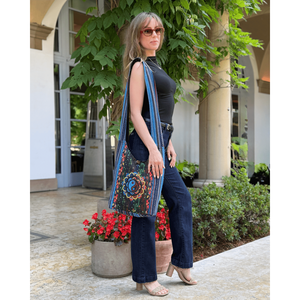 Borsa Hobo da Donna con Stampa Yin Yang - Product Image 3