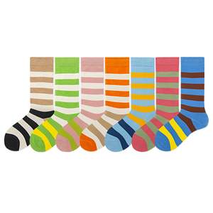 Chaussettes en coton avec logo personnalisé, chaussettes respirantes, chaussettes de sport souples et extensibles, chaussettes unisexes, mode décontractée, usage quotidien, chaussettes OEM ODM - Product Image 1