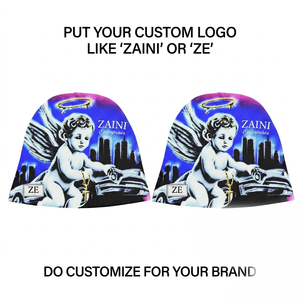 หมวกบีนนี่อะคริลิคพรีเมียม ZAINI 180 GSM แบบอินเตอร์ล็อค สำหรับผู้ใหญ่ทุกเพศ ทุกวัย ฤดูหนาว หลากสี ถักด้วยคอมพิวเตอร์ ปักลาย - Product Image 2