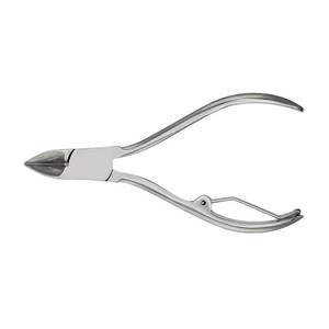 Coupe-ongles professionnel en acier inoxydable avec lame incurvée/plate et tranchante, portable pour les ongles épais des doigts et des orteils, usage adulte - Product Image 4