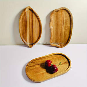 Classique ferme noël plateau à plusieurs niveaux neutre décor de noël festif décor à la maison Accent plateau décoratif en bois pour noël - Product Image 4