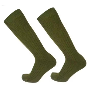 Low MOQ Custom Design with logo <b>Knee</b> <b>Length</b> Horse Riding Equestrian <b>Socks</b> 100% Cotton Horse Riding Equestrian <b>Socks</b> - Product Image 2