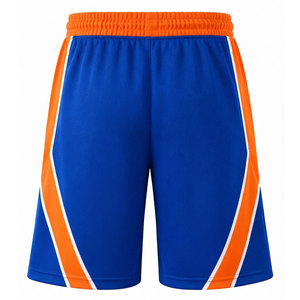 Pantalones Cortos Deportivos de Baloncesto para Hombre con Costuras Finas y Estampado de Baloncesto por Sublimación Personalizado, Pantalones Cortos Absorbentes de Sudor para Juego - Product Image 2