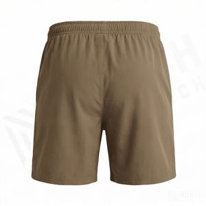 Nuevos pantalones cortos casuales de verano para hombre, de secado rápido, transpirables, de algodón, de tela circular, de cinco cuartos, sueltos, de cintura media, elásticos, de color liso. - Product Image 2