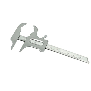 Calibrador Dental Manual Reutilizable de Acero Inoxidable, Instrumento Quirúrgico para Medir con Precisión los Dientes y el Espacio entre Dientes - Product Image 1