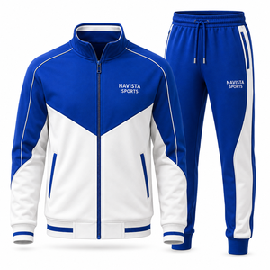 Ensemble sweat à capuche et pantalon de survêtement surdimensionné personnalisé, léger, de qualité supérieure, en tissu polaire de coton imperméable, respirant pour l'hiver - Product Image 3