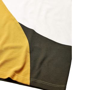 เสื้อยืดโลโก้ผู้ชาย,ผ้าฝ้าย100% บล็อกสีปรับแต่งปกติพอดีเสื้อสตรีทสำหรับผู้ชายคอลูกเรือขนาดพิเศษ OEM - Product Image 5