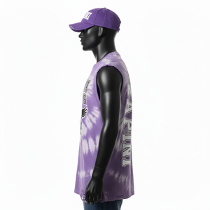 Camiseta sin mangas para hombre, de algodón jersey, tela suave premium, logotipo personalizado impreso, 100% algodón, camiseta para hombre, corte holgado, estampada - Product Image 4