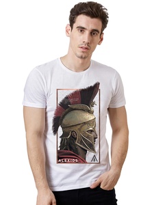Camiseta de manga corta de alta moda para hombre, estampado personalizado, 100% algodón, prelavado, directo de fábrica desde India - Product Image 2