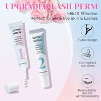 Kit de Laminación de Cejas y Pestañas con Queratina, Kit Coreano para Lifting de Pestañas, Rizos Instantáneos con Calidad de Salón, con Ingredientes Nutritivos, Fácil de Usar