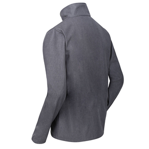 Veste Softshell Vintage Unie pour Homme Pearia Industry, Fermeture Éclair, Col Montant, Respirante, Imperméable, Coupe-Vent, 220g, Automne - Product Image 4