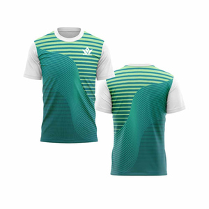 Maillot de volley-ball personnalisé pour homme, marron et rose, sublimé, col rond, manches courtes, polyester respirant, uniforme sportif pour équipe adulte - Product Image 5