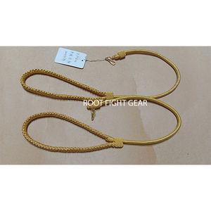 Cordon en fil d'or de qualité supérieure, entièrement recouvert de coton doré, fait main, pour lanière d'épaule et sifflet. - Product Image 1