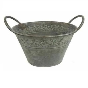 Pot de fleurs de jardin au design créatif, pot de fleurs de luxe pour la décoration de fêtes et d'hôtels, finition galvanisée, fournisseur de pots de fleurs en Inde - Product Image 5