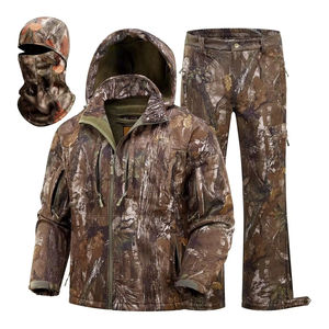 Sudadera con Capucha Unisex con Estampado de Camuflaje 3D, Ropa Deportiva para Hombre, Traje de Caza de Invierno, Conjunto de 2 Piezas para Hombre y Mujer - Product Image 1