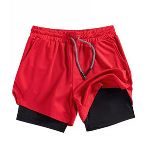 Pantalones Cortos Deportivos para Hombre al por Mayor, Cintura Media, Transpirables, de Secado Rápido, Ligeros, para Verano - Product Image 1