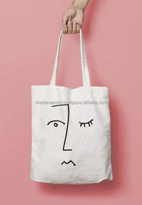 Bolsa de Compras de Lona de Algodón con Estampado, en Oferta, Ecológica, Reutilizable, de Diseño, para la Playa - Product Image 6