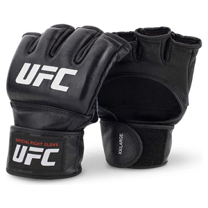 ถุงมือต่อสู้ UFC อย่างเป็นทางการ ถุงมือหนังครึ่งนิ้ว MMA ไซส์ XXL สำหรับผู้ใหญ่ อุปกรณ์ฝึกศิลปะการต่อสู้ ถุงมือ MMA แบบกำหนดเอง โรงงานผลิตโดยตรง - Product Image 1