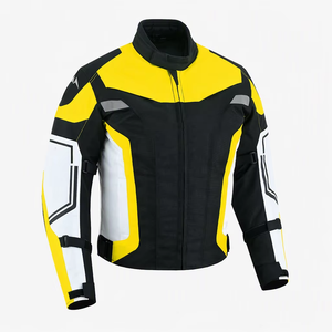 Chaqueta de Motociclismo, Traje de Motocross de Verano, 100% Poliéster, Cierre de Cremallera Ajustable, Ropa Exterior Protectora - Product Image 5
