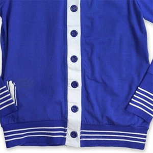 Customizable <b>Thick</b> Anti-Pilling V-Neck University <b>Cardigan</b> Wool/Cashmere Front Embroidered Logo Casual Style for Winter - Product Image 5